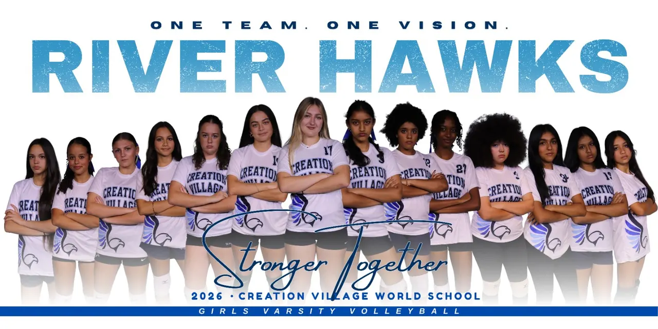 Friday is a Blue Out: River Hawk Pep Rally at Creation Village World School