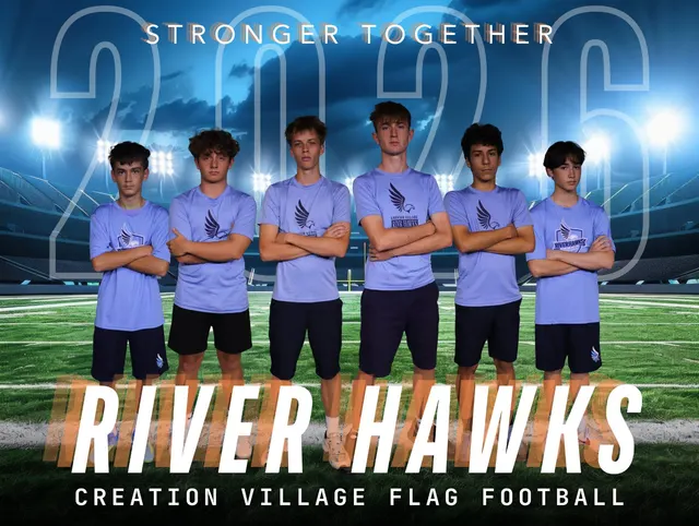 Friday is a Blue Out: River Hawk Pep Rally at Creation Village World School